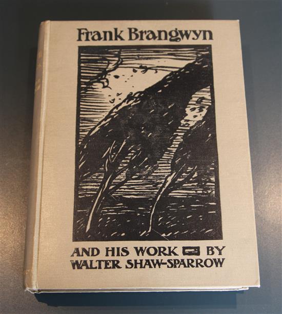 Sparrow, Walter Shaw - Frank Brangwyn and his work, 9to, cloth, London 1910